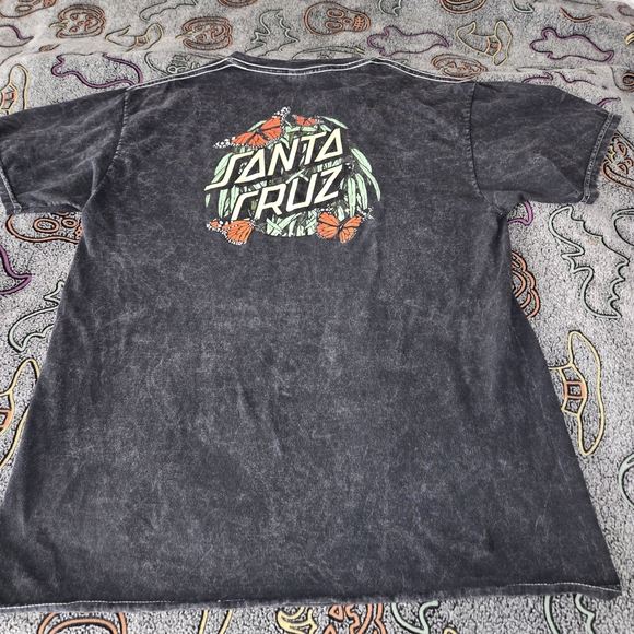 Santa Cruz Monarch Butterfly T-Shirt - Skateboarding T-Shirt Size M - Picture 2 of 7
